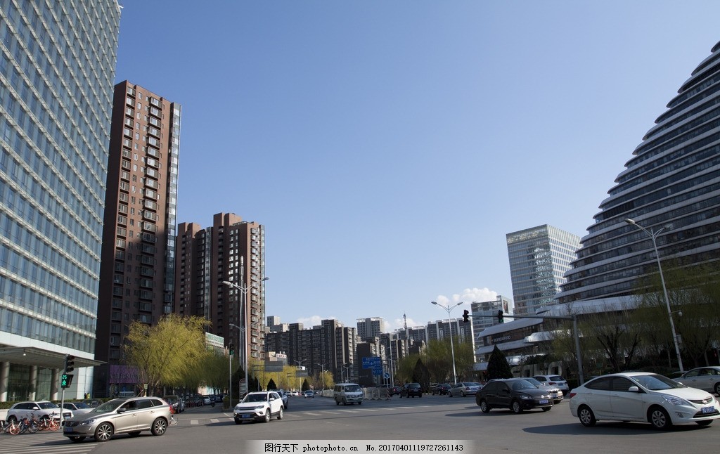 望京中心,商业中心 融科中心 街景 建筑 城市风