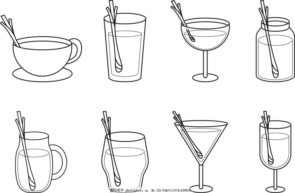 饮料杯子的简笔画_塑料杯子简笔画_手捧杯子简笔画_热水杯子简笔画_宝宝育儿网