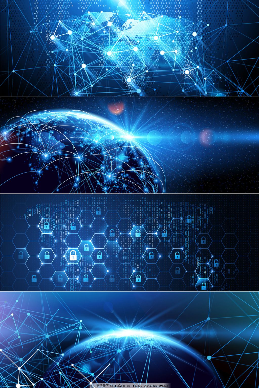 蓝色科技立体背景背景图片-蓝色科技立体背景背景素材图片-千库网
