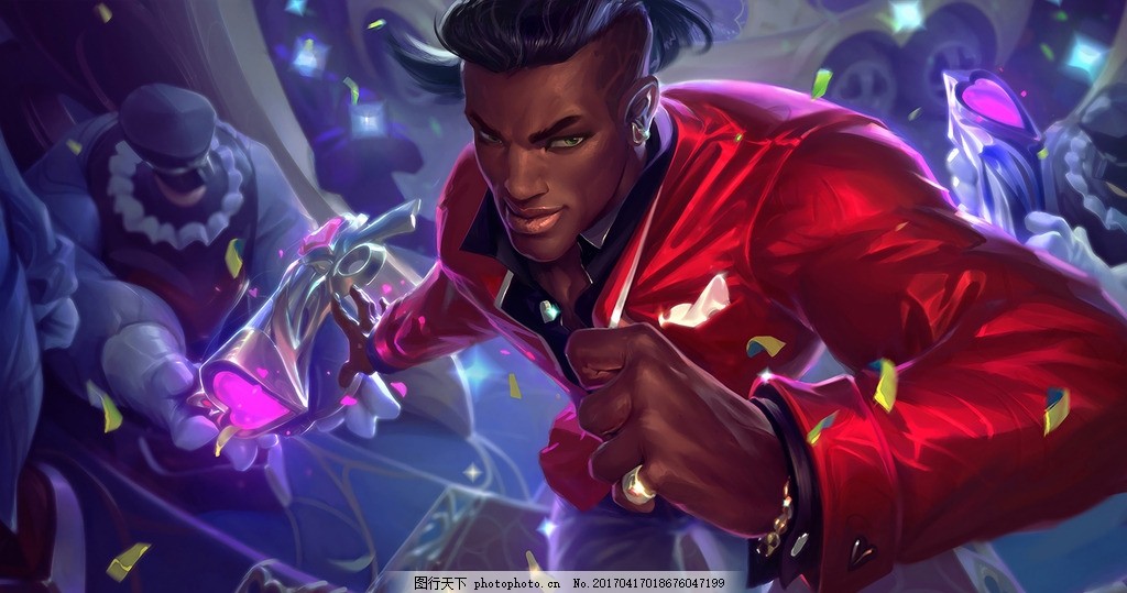 英雄联盟 圣枪游侠 卢锡安图片
