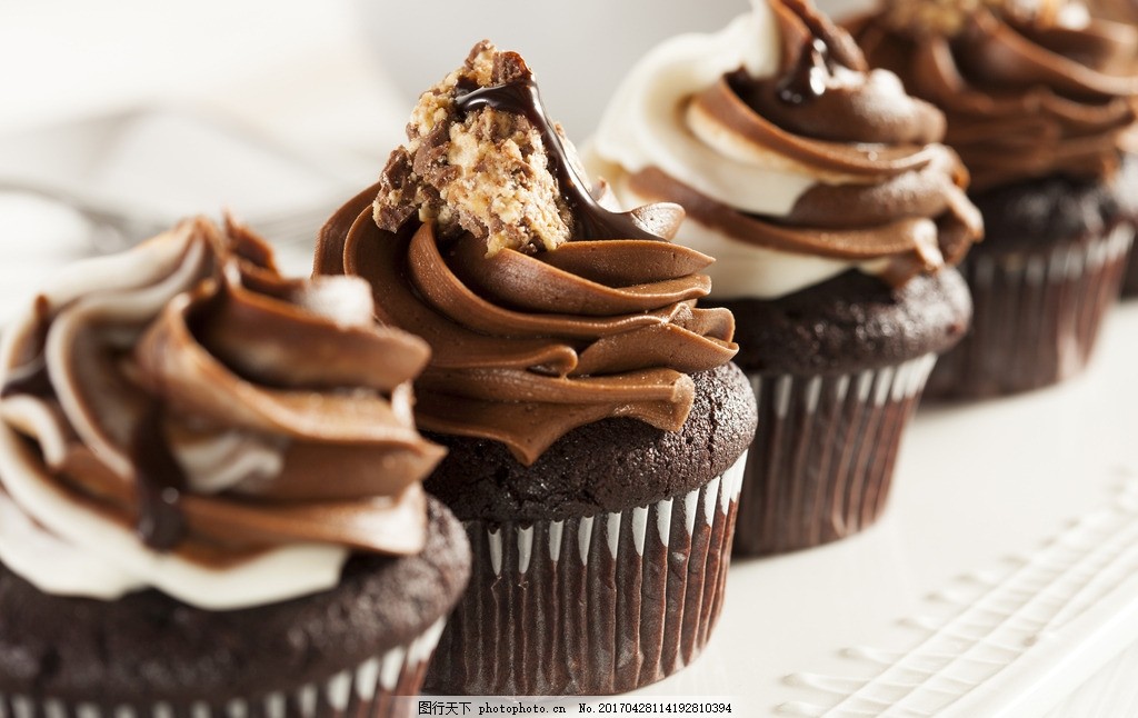 巧克力奶油马芬蛋糕