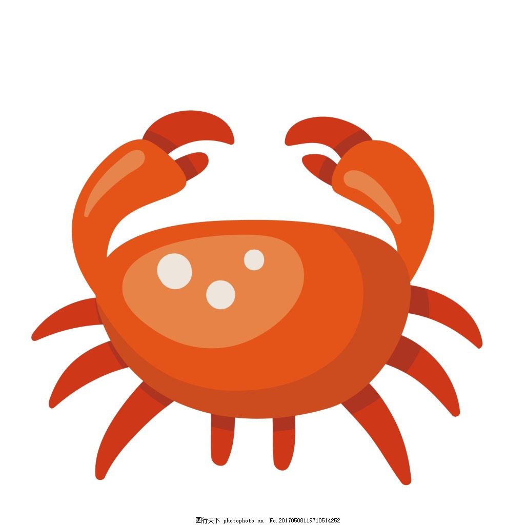 螃蟹|插画|创作习作|Z12699643 - 临摹作品 - 站酷 (ZCOOL)