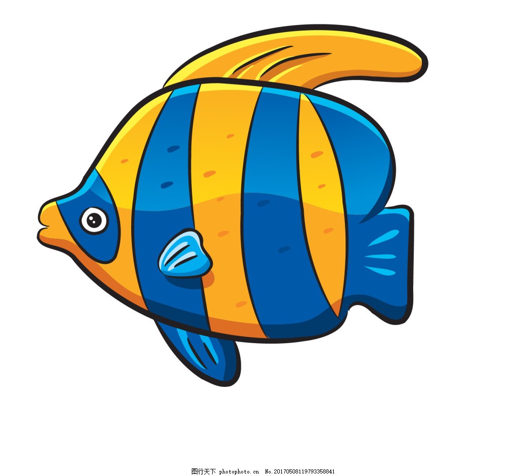 卡通小鱼图片素材-编号22854367-图行天下