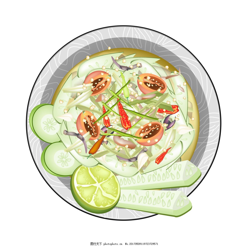 矢量手绘鸡蛋美味卡通面条,中式日式素材食物美食街特色临潼图片