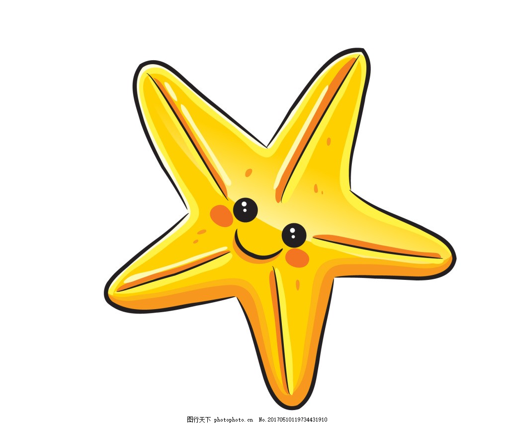 矢量卡通海底星星EPS,卡通海洋生物模板下载 卡通海洋生物图片下载-图行天下图库