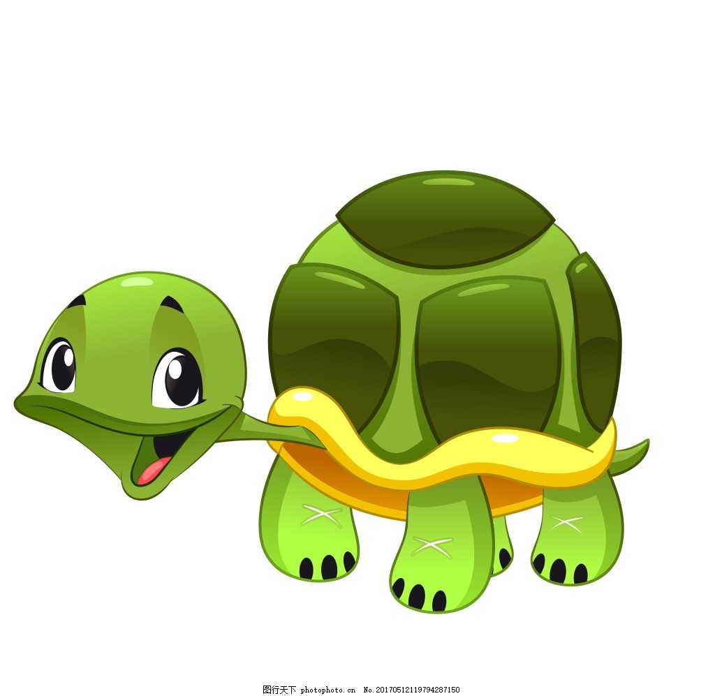 矢量卡通乌龟EPS图片