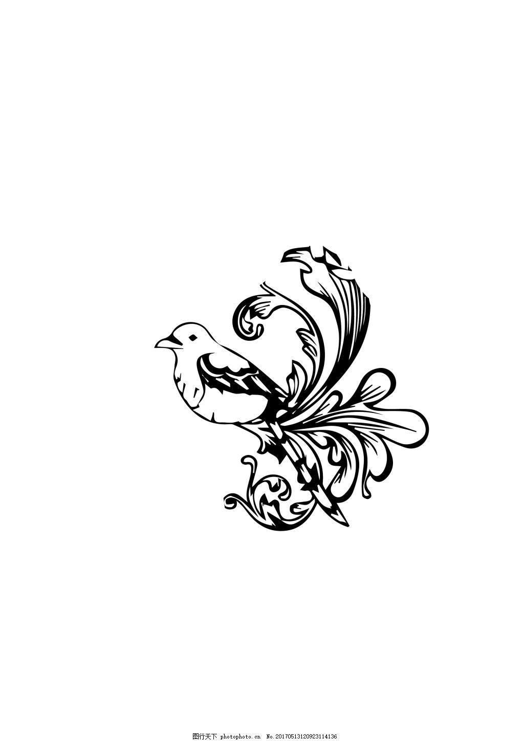 幼儿花朵线条形状