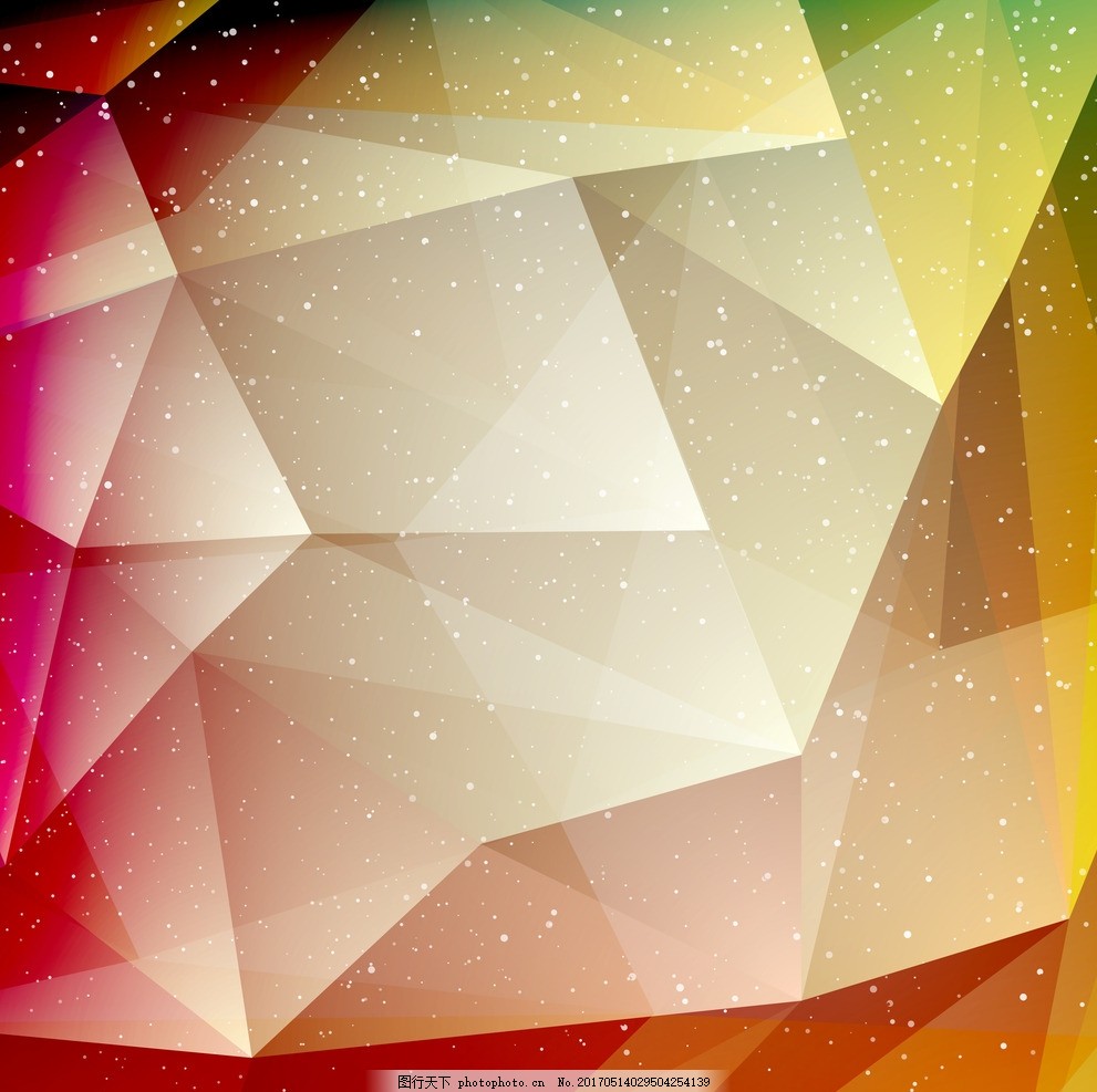 多彩菱形背景,多彩几何 菱形素材 彩色方块背景