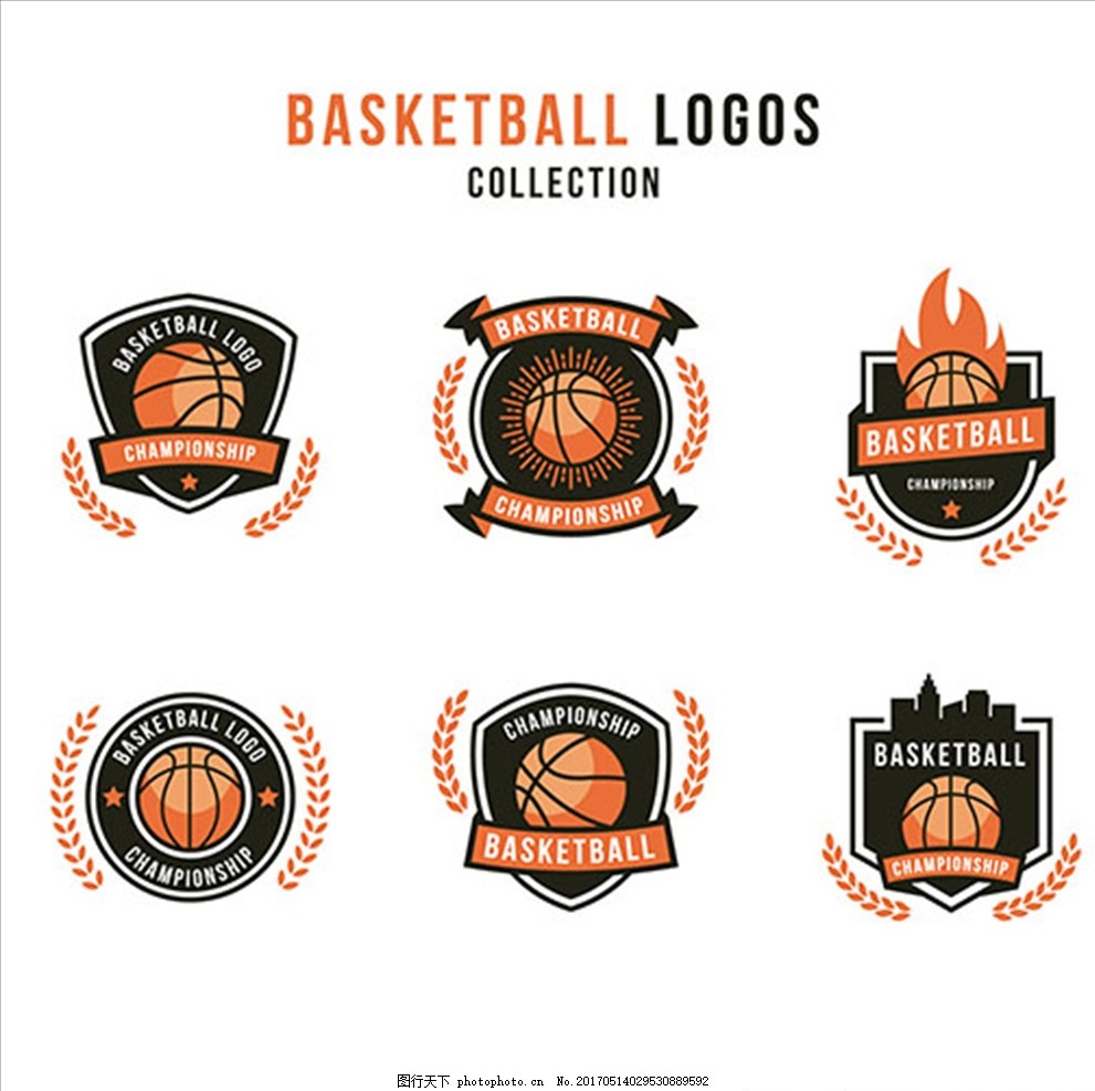 篮球比赛俱乐部培训标志LOGO,篮球海报 篮球