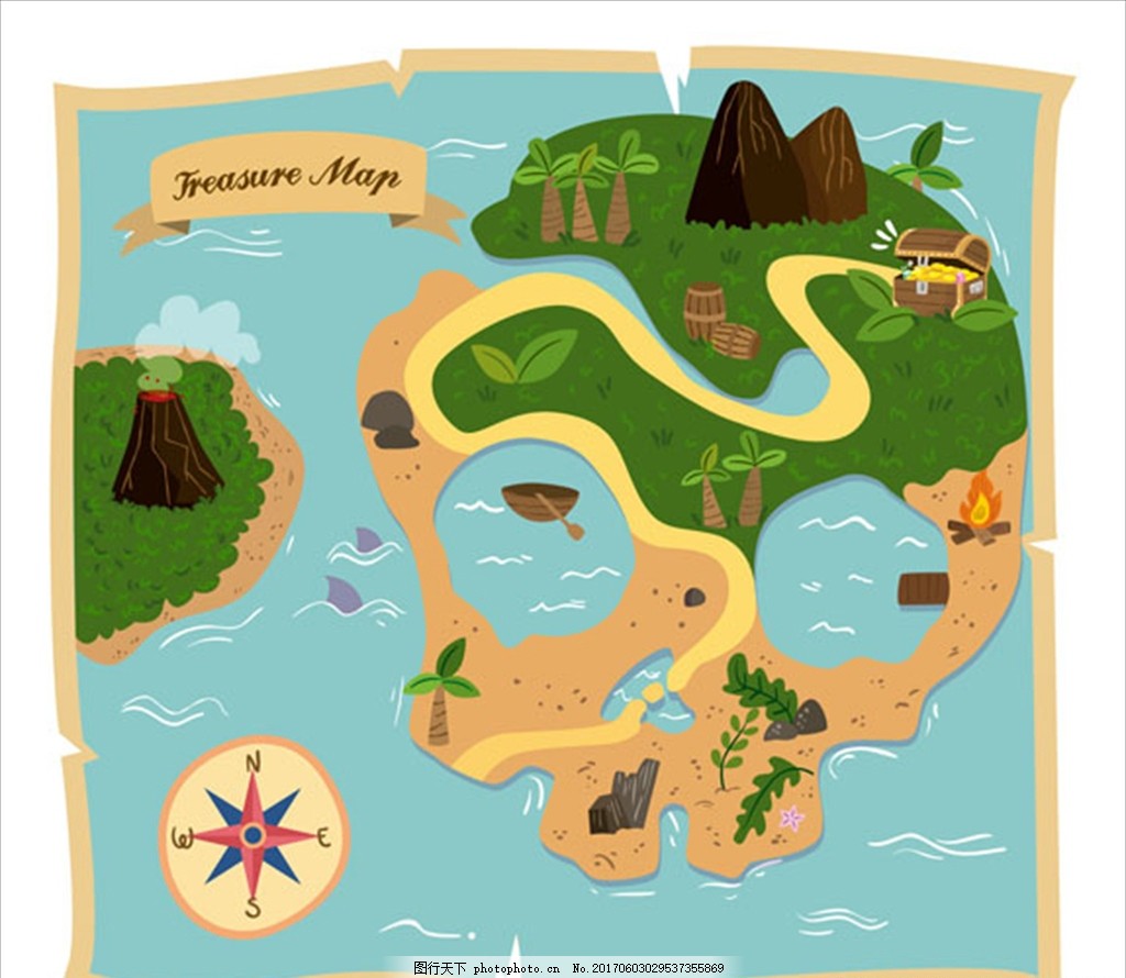 骷髅 独眼龙 双刀 双剑 望远镜 金币 宝箱 藏宝图 火枪 火炮 海盗旗