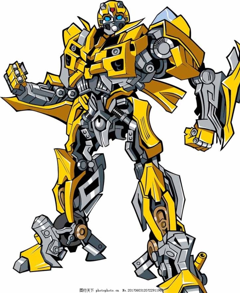 大黄蜂矢量图 人图片