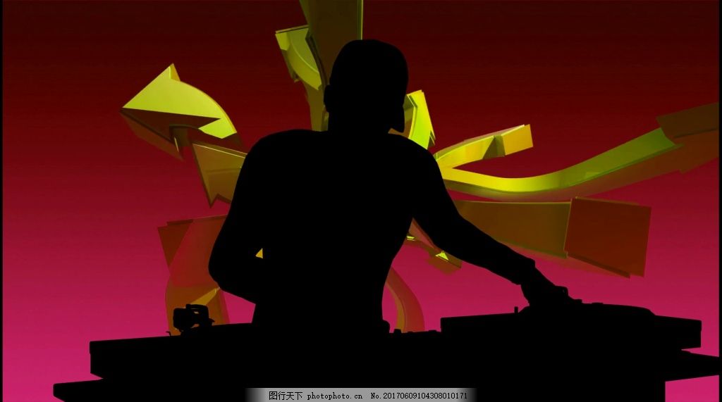 dj打碟视频素材图片