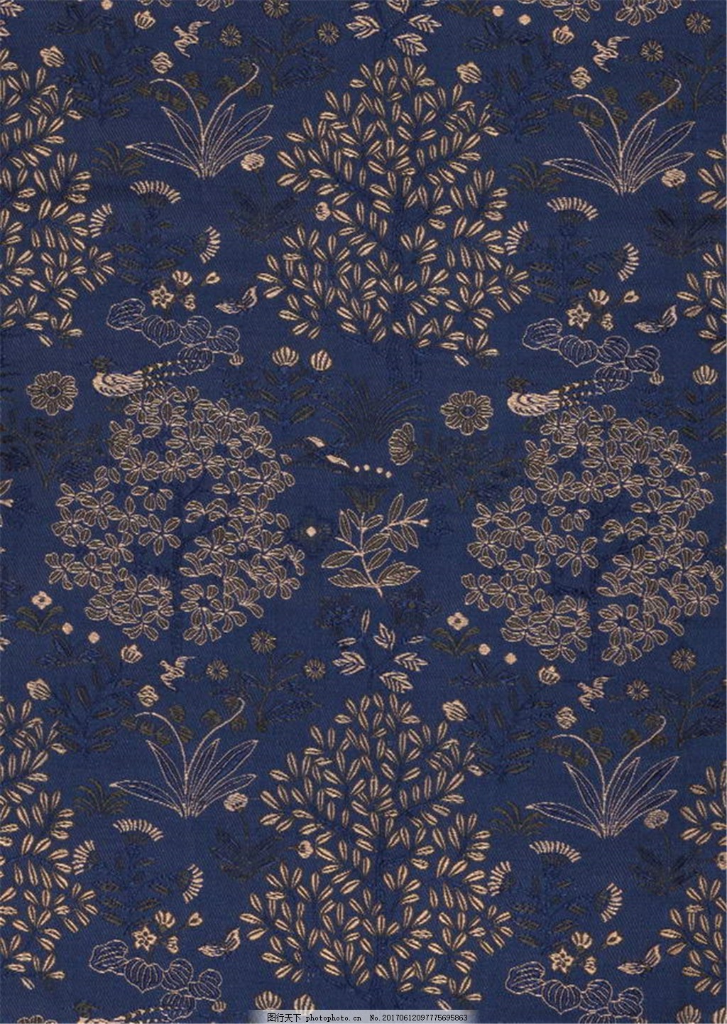金色花纹布纹壁纸 中式花纹背景 壁纸素材 无缝壁纸素材 欧式花纹