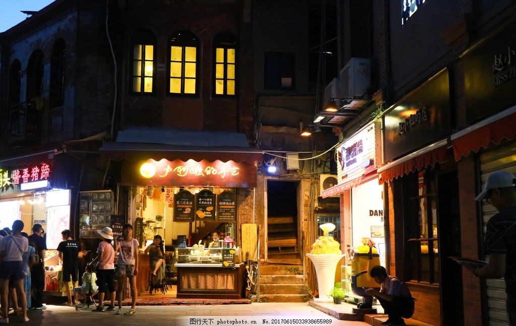鼓浪屿街拍 夜市 美景 厦门 传统店 摄影 国内旅