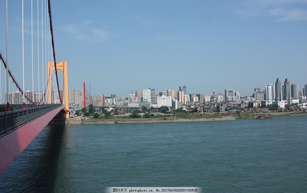 宜昌至喜大桥,至喜长江大桥 宜昌长江大桥 江水 建筑-图行天下图库