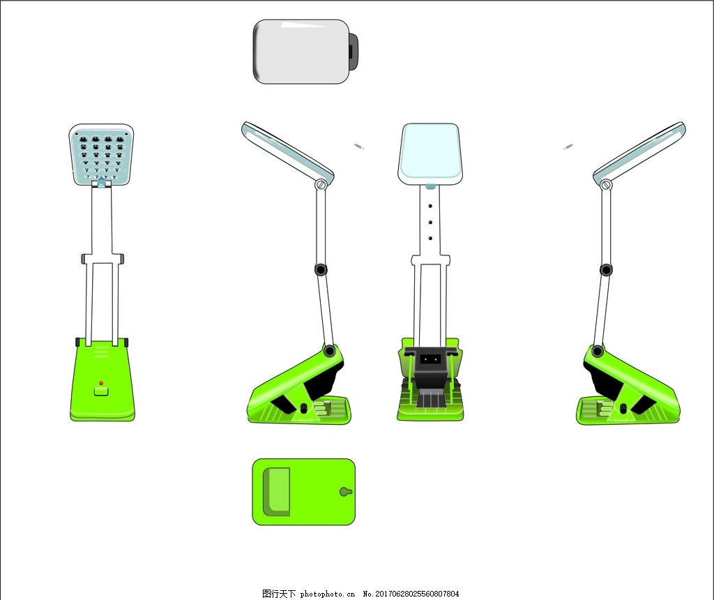 最精准的台灯六视图