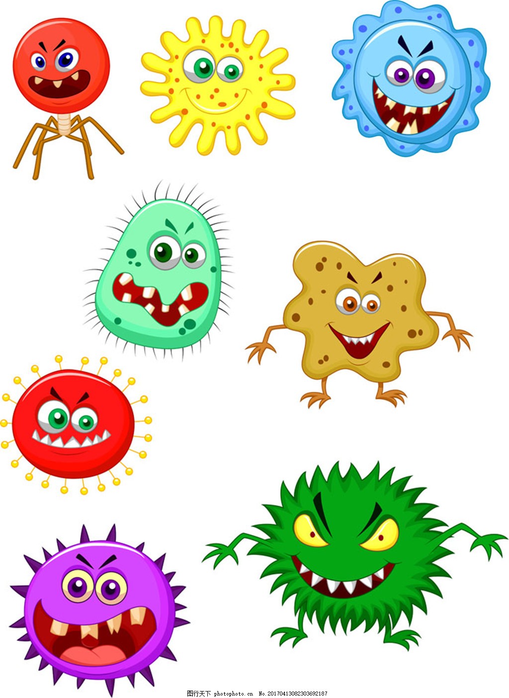 细菌战役|插画|儿童插画|狒子 - 原创作品 - 站酷 (ZCOOL)