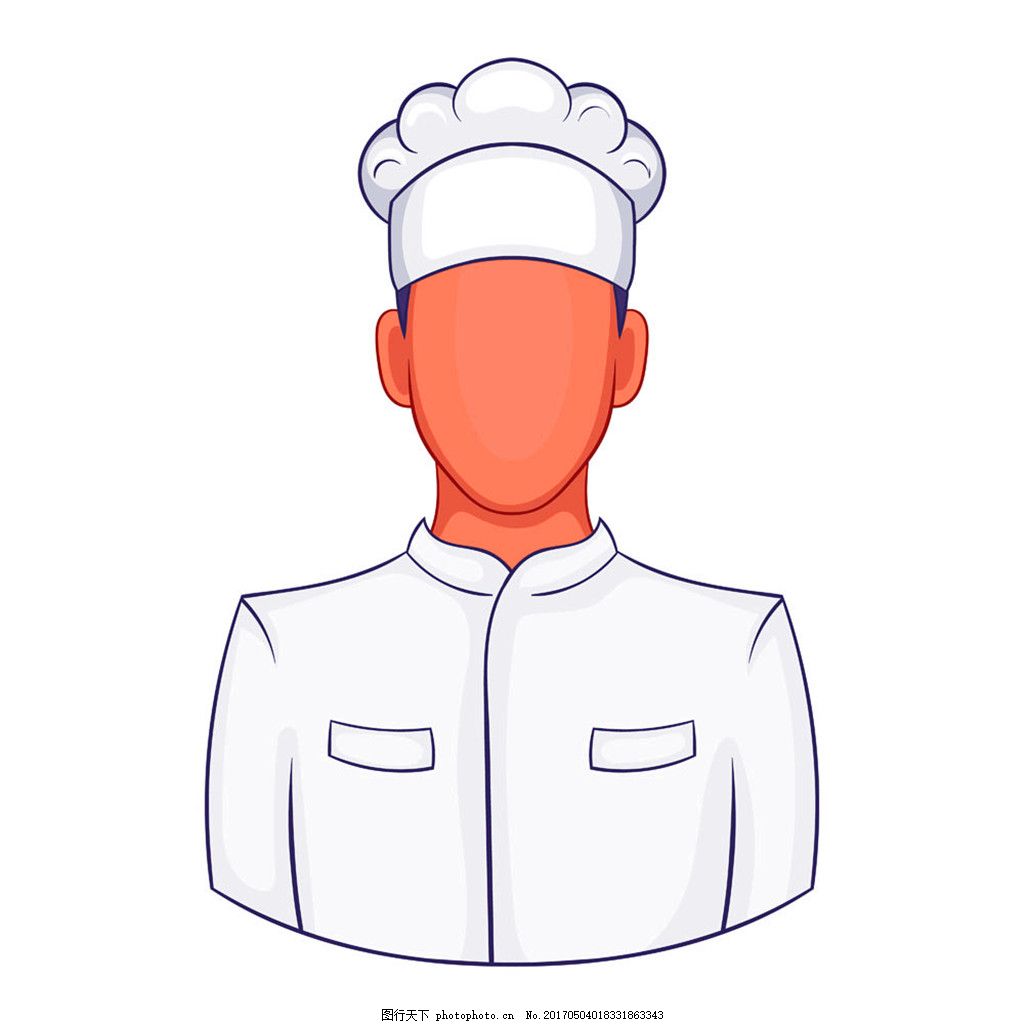 手绘卡通男厨师插图设计图__广告设计_广告设计_设计图库_昵图网nipic.com