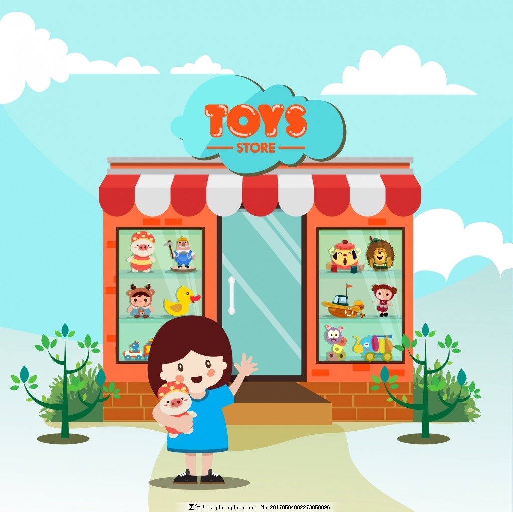 玩具店|插画|儿童插画|喵耳洞 - 原创作品 - 站酷 (ZCOOL)