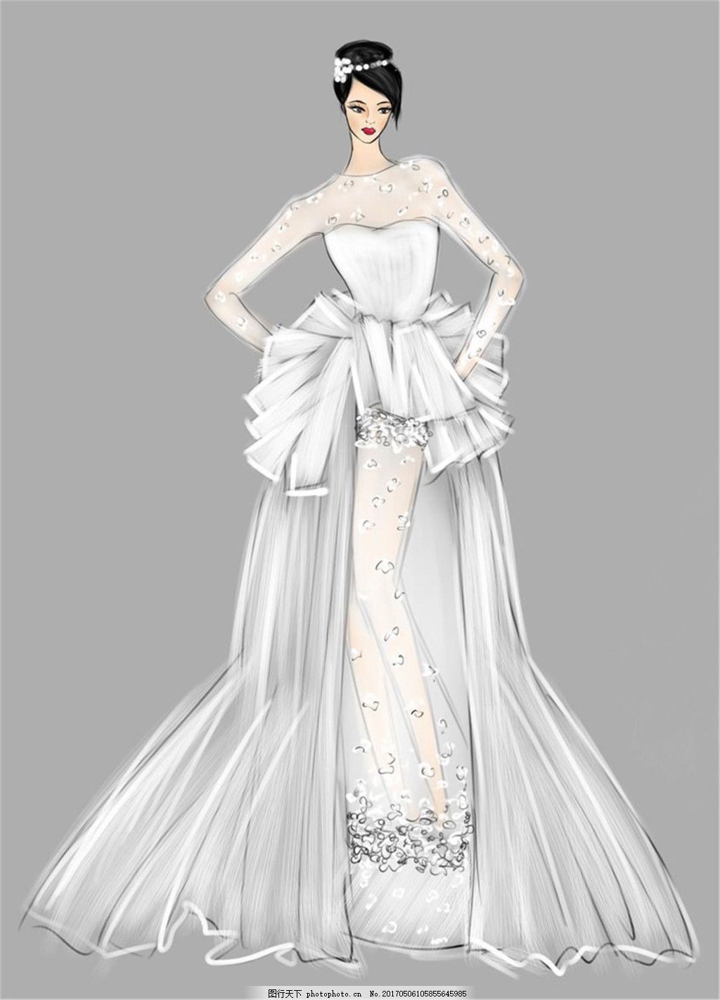 礼服2-婚纱礼服设计-服装设计