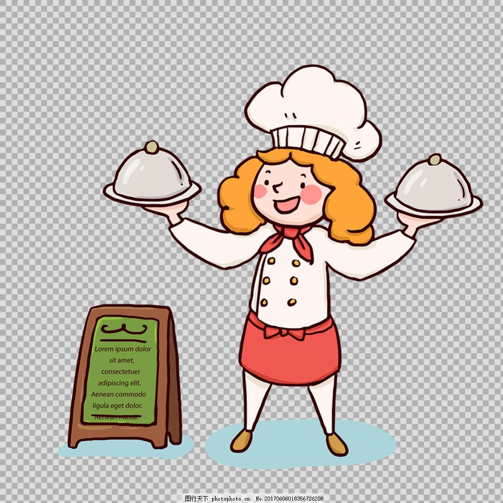 卡通小厨师图片素材免费下载 - 觅知网