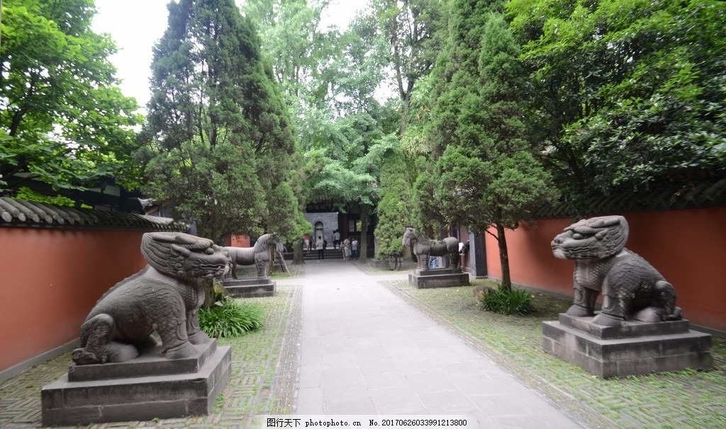武侯祠,神兽,四川,成都武侯祠,纪念,刘备,诸葛亮,君臣,历史古迹,国内旅游,红墙绿竹,红墙,绿竹,古建筑,景区,自然风景,自然景观,旅游摄影,镜头畸变,摄影,300DPI,JPG,成都武侯祠,摄影,旅游摄影,国内旅游,300DPI,JPG